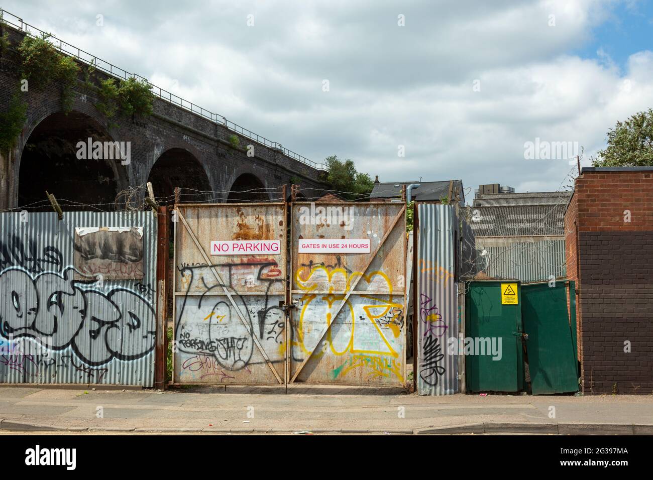 Industrial Scene, Digbeth, Birmingham UK 2021 Stockfoto