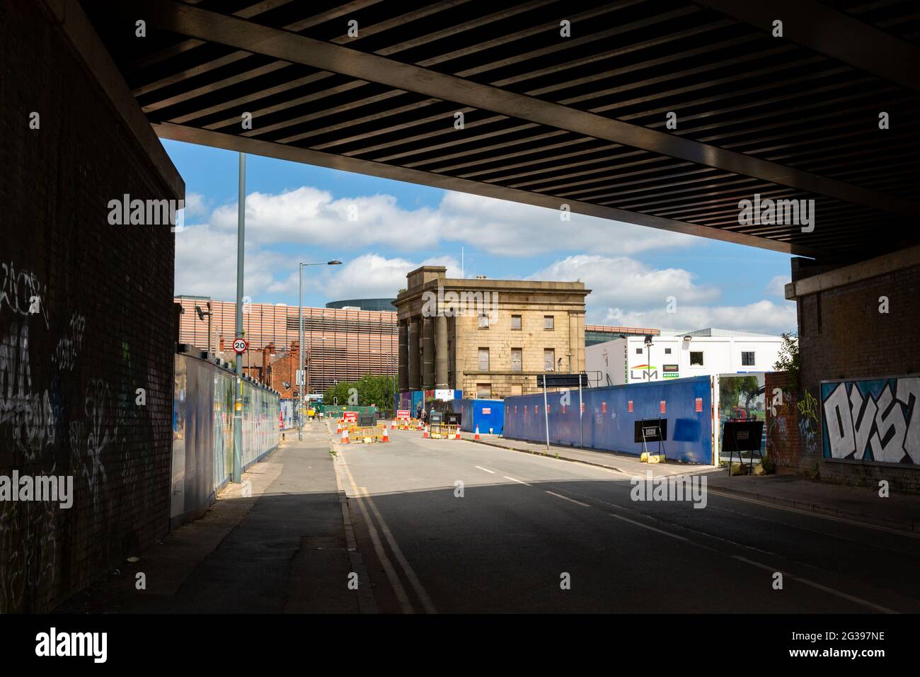 Der Bahnhof Curzon Street, Birmingham, wird im Rahmen der HS2-Bahnverbindung renoviert Stockfoto