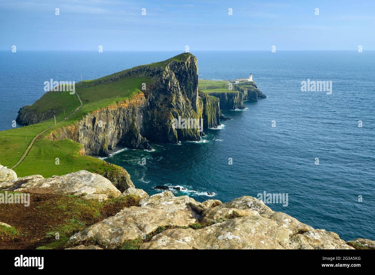 Neist Point Lighthouse Stockfoto