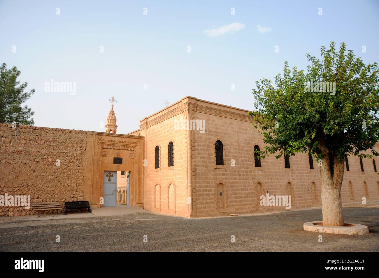 Mor Gabriel Syrisch-orthodoxes Kloster.Mardin, Land der Türkei Stockfoto