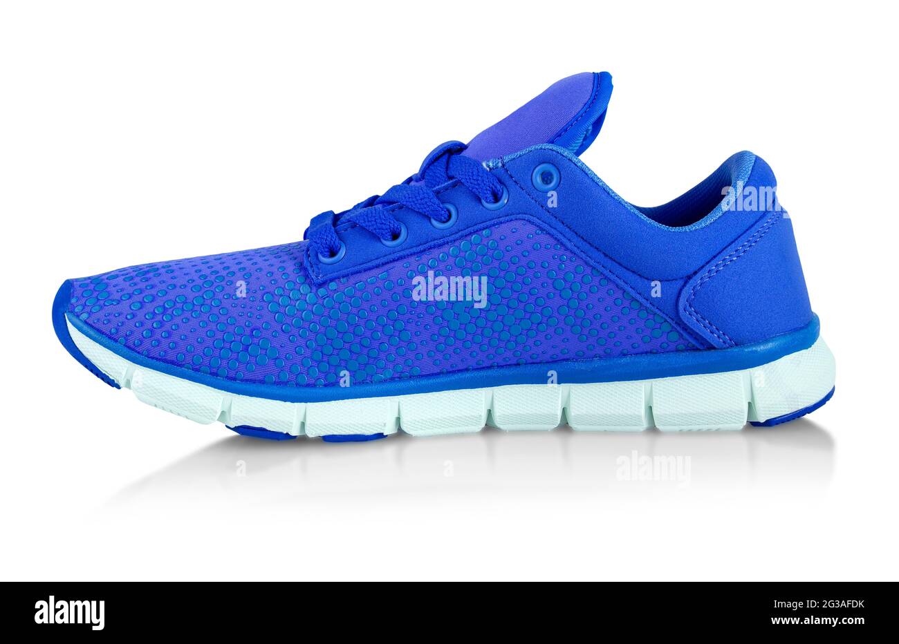 blau weiße sneaker damen