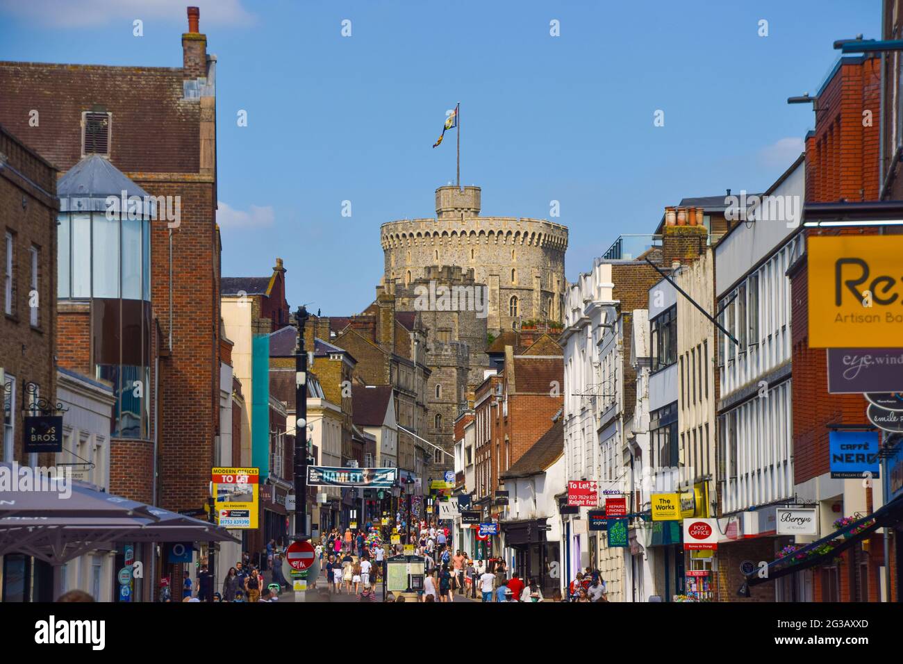 Peascod Street, Windsor town Centre, United Kingdom Stockfotografie Alamy