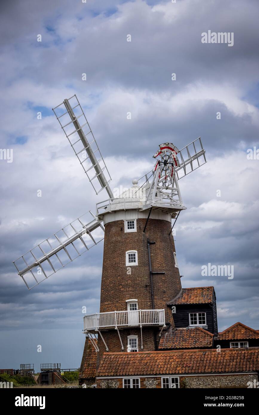 Cley Windmühle, Norfolk, England Stockfoto