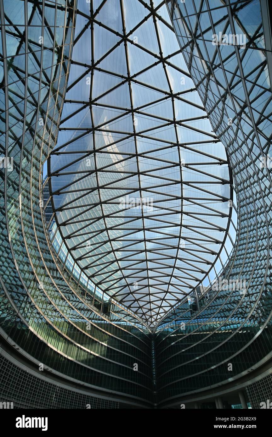 Detail der Region Lombardei Regierung Wolkenkratzer Mailand Italien Stockfoto