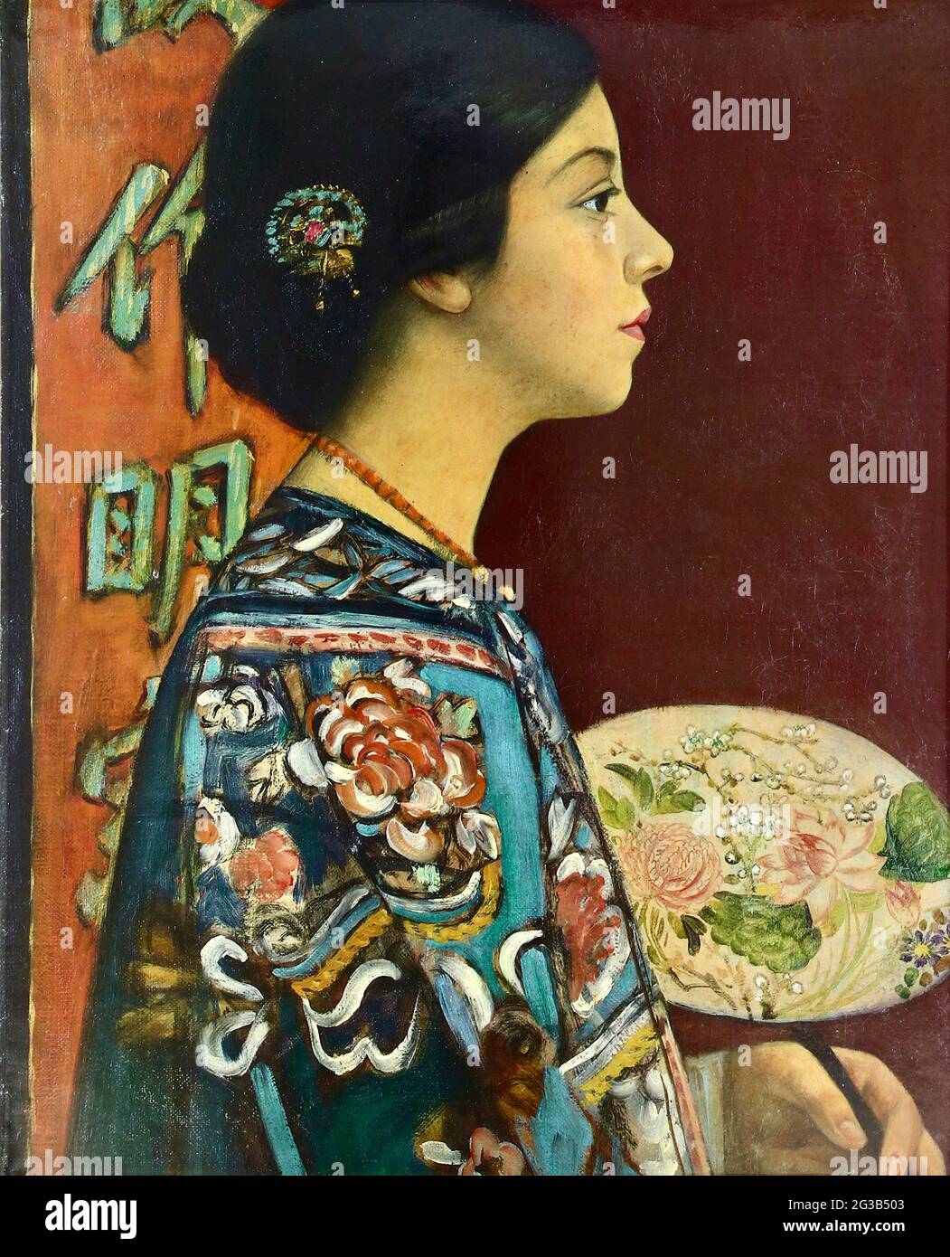 Fujishima Takeji - Orientalismus - 1924 Stockfoto