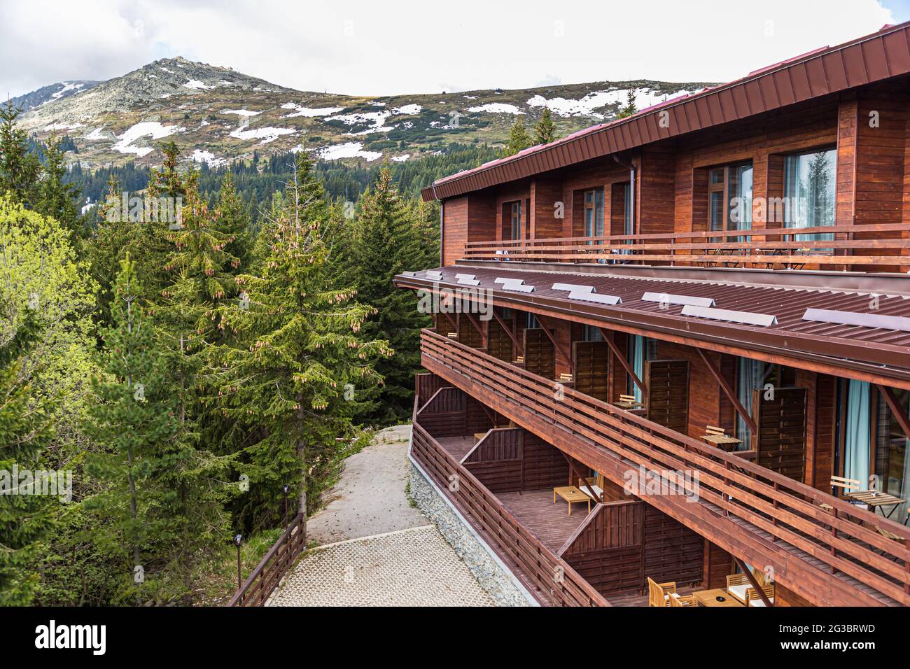 Hotel Moreni in Vitosha, Bulgarien Stockfoto