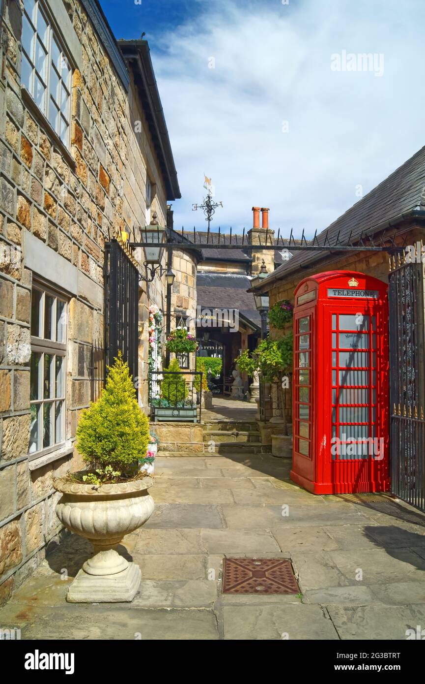 Großbritannien, North Yorkshire, Harrogate, Montpelier Mews Stockfoto