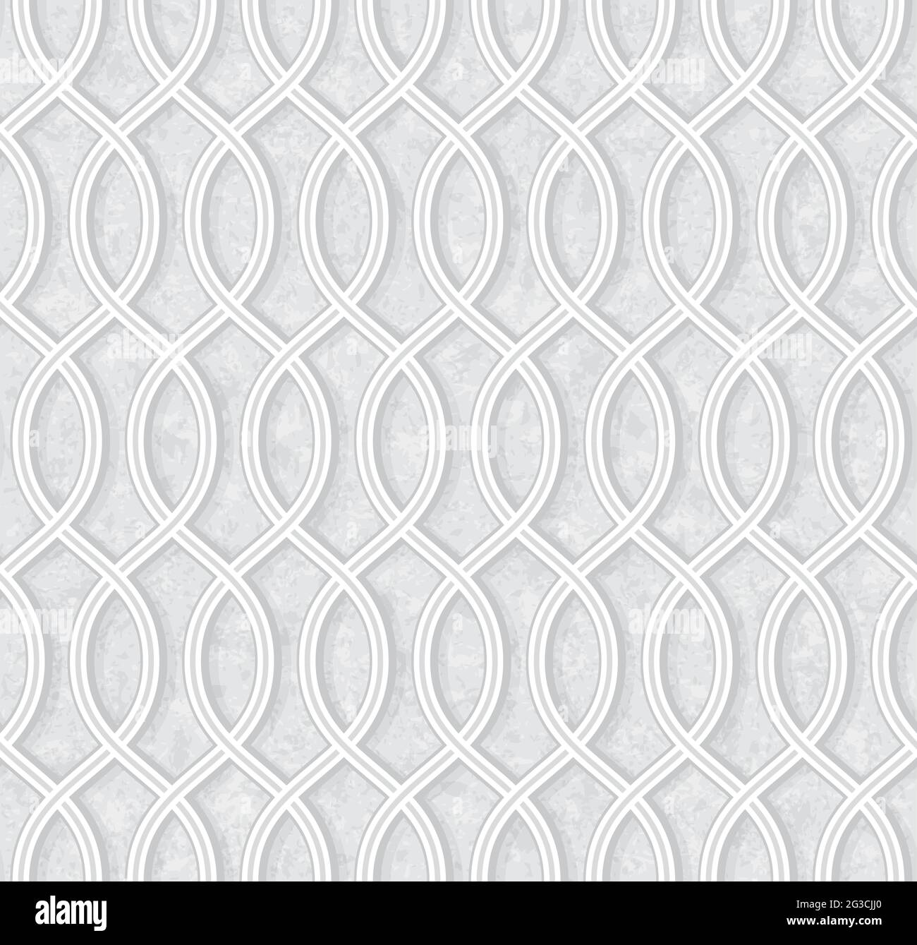 Geometrische Muster mit Grunge hellgrauen Hintergrund, Vector Illustration Stock Vektor