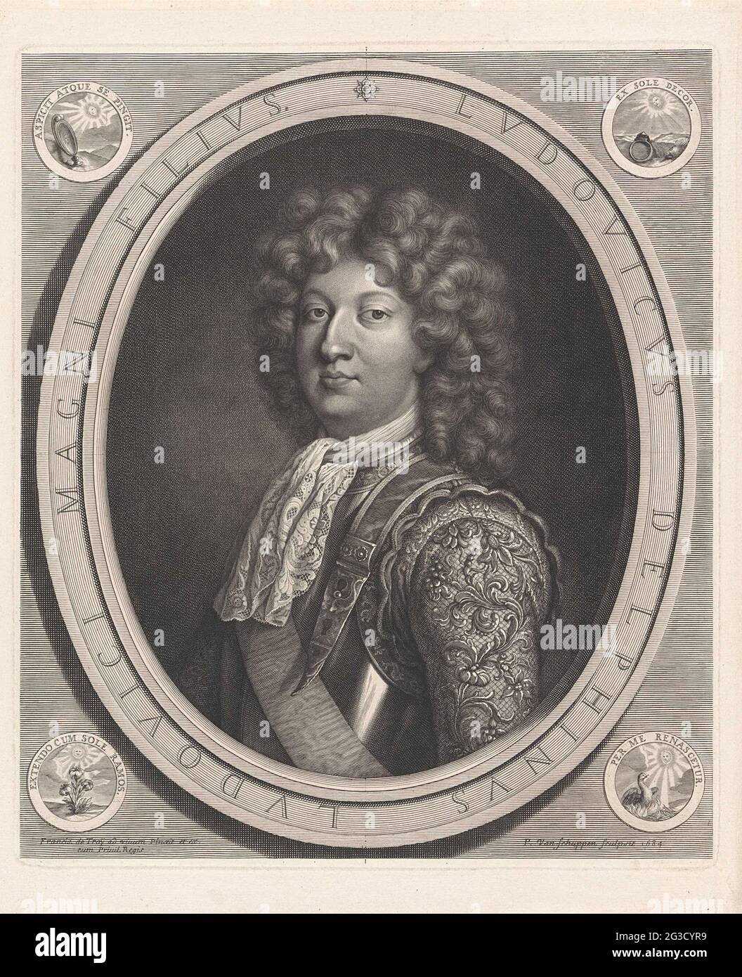 Porträt von Louis, Dauphin von Frankreich. Porträt von Louis, Dauphin