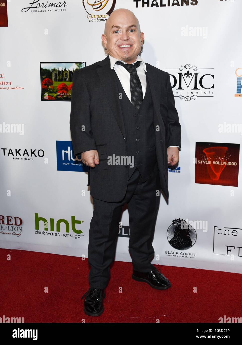 4. März 2018, Hollywood, Califronia, USA: Martin Klebba nimmt am 3. Jährlichen Roger Neal Style Hollywood Oscar Viewing Dinner Teil. (Bild: © Billy Bennight/ZUMA Wire) Stockfoto