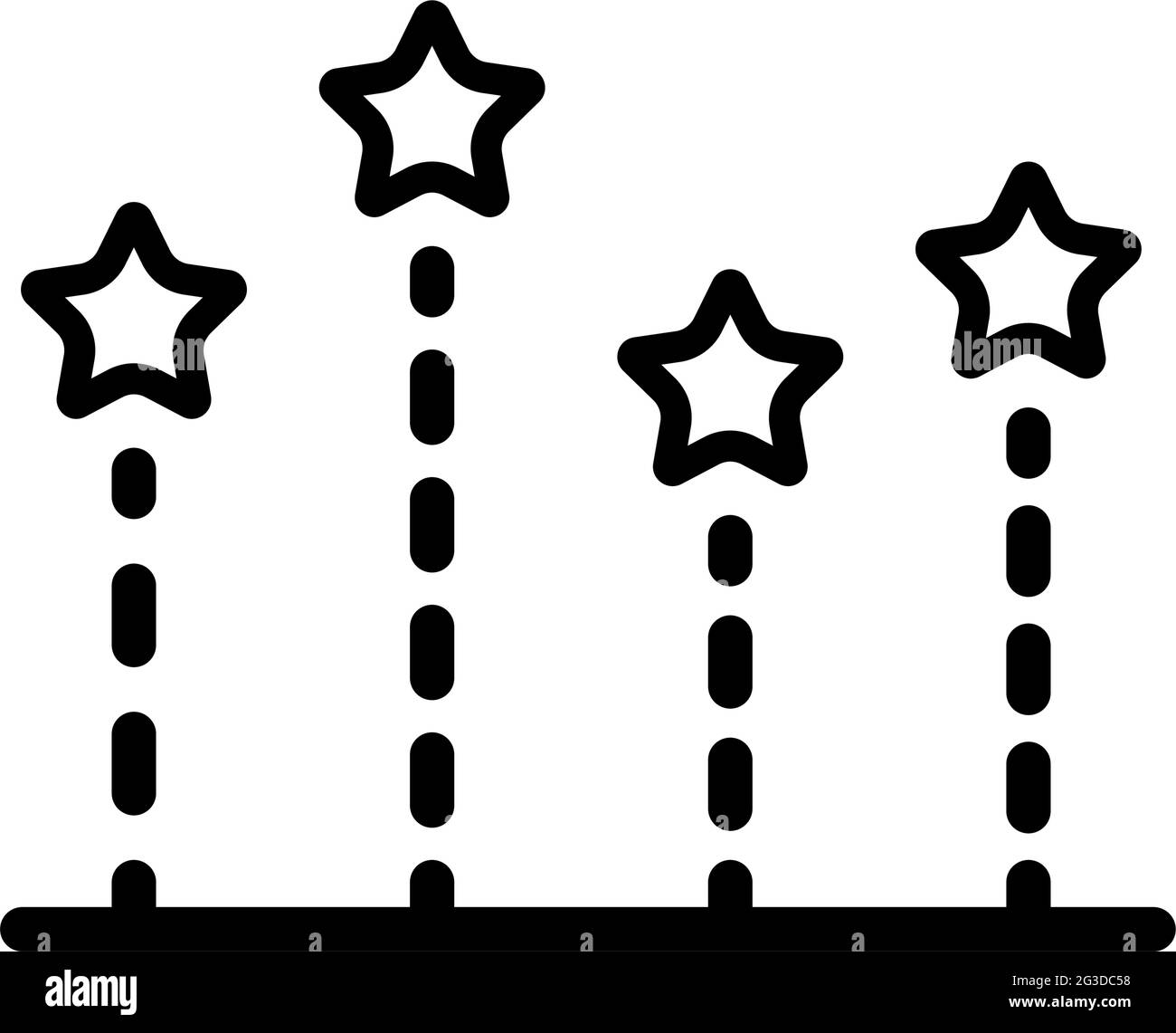Quartalsbericht, Illustration der Vektorgrafik für regelmäßige Bewertungen Stock Vektor