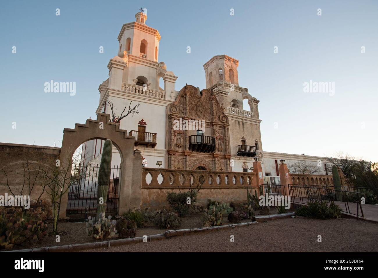 San Xavier Mission Stockfoto