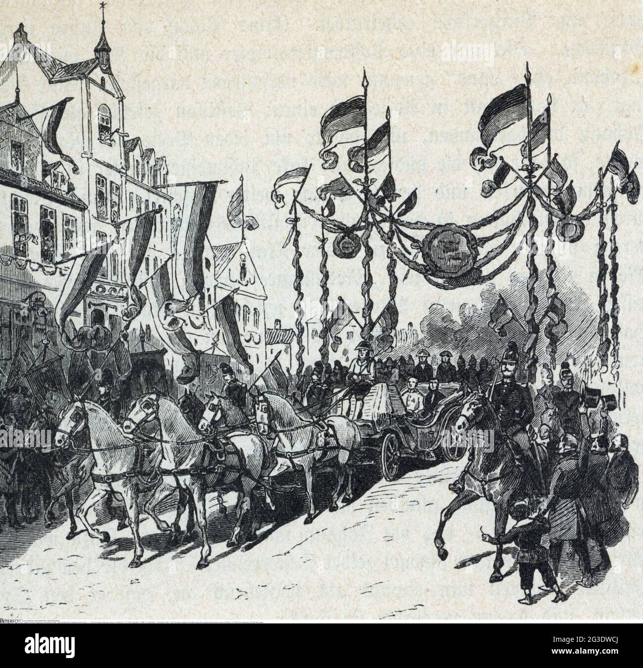 Revolutions 1848 - 1849, Deutschland, Frankfurt am Main, ARTIST'S COPYRIGHT MUSS NICHT GELÖSCHT WERDEN Stockfoto