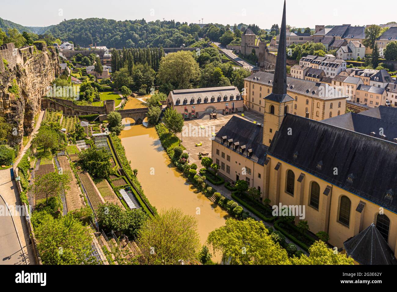 Casemates du Bock in Luxemburg Stockfoto