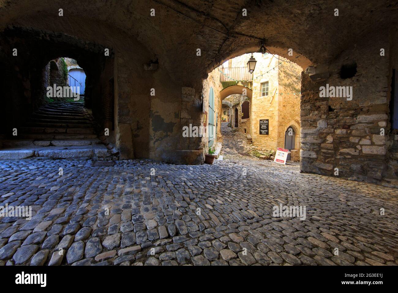 FRANKREICH. ARDECHE (07) ST. MONTAN RUELLES GEWÖLBT Stockfoto