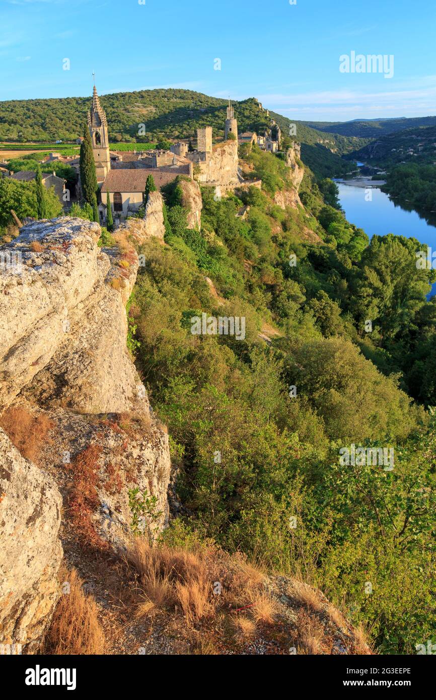 FRANKREICH. GARD (30) AIGUEZE LES PLUS BEAUX VILLAGE DE FRANCE (DAS