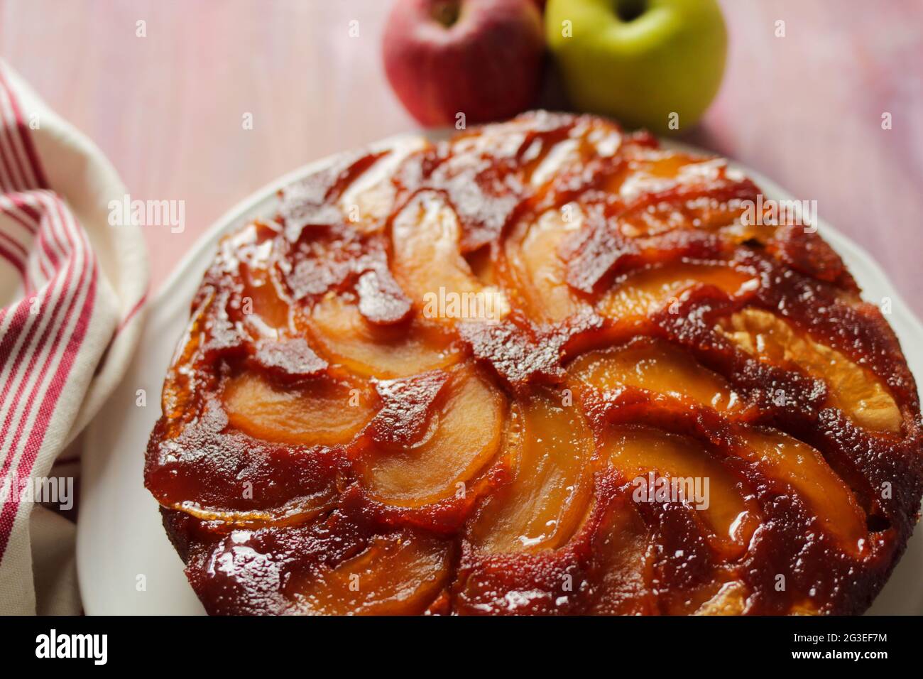 Tarte Tatin Stockfoto