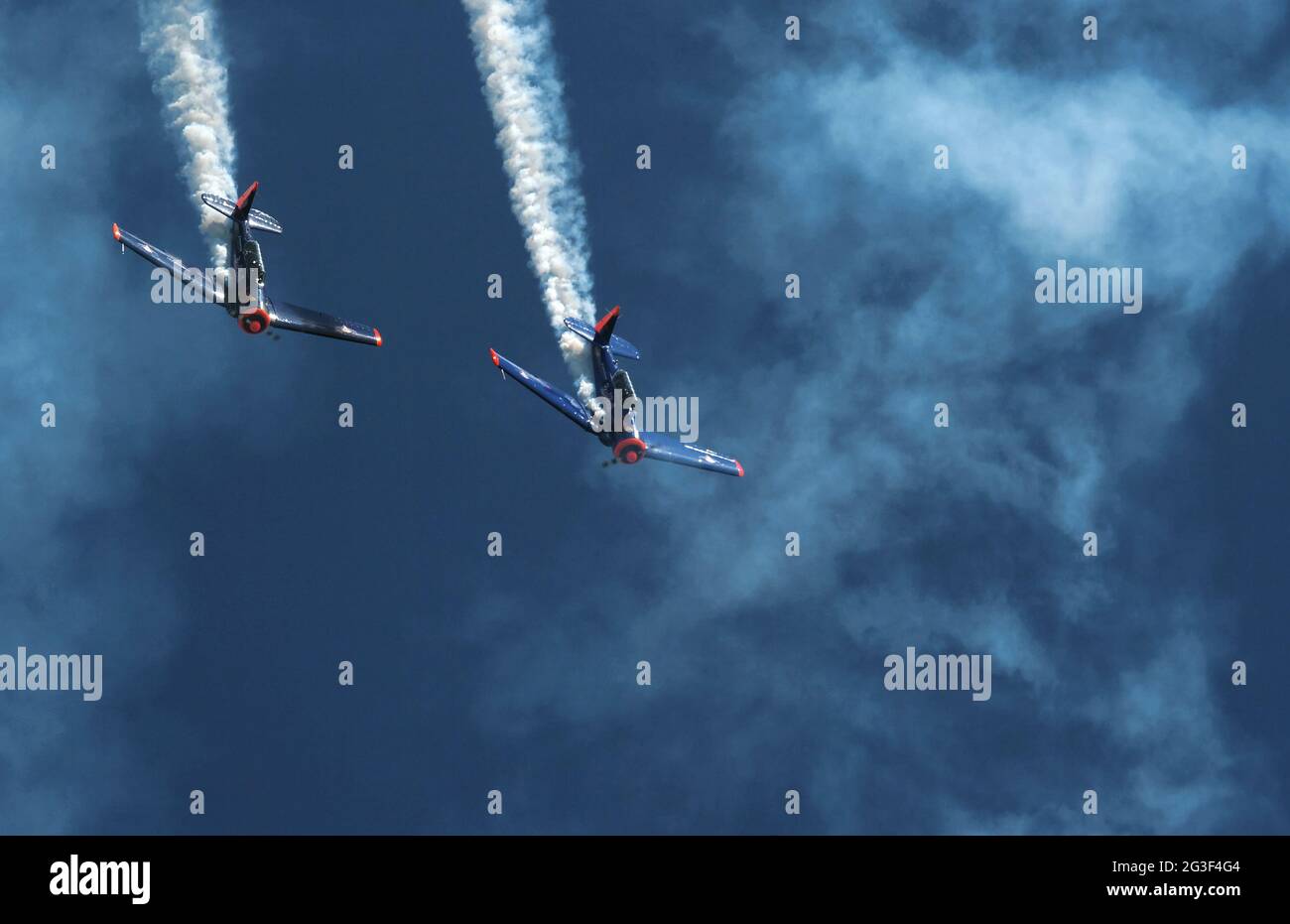 North American t-6 Stockfoto