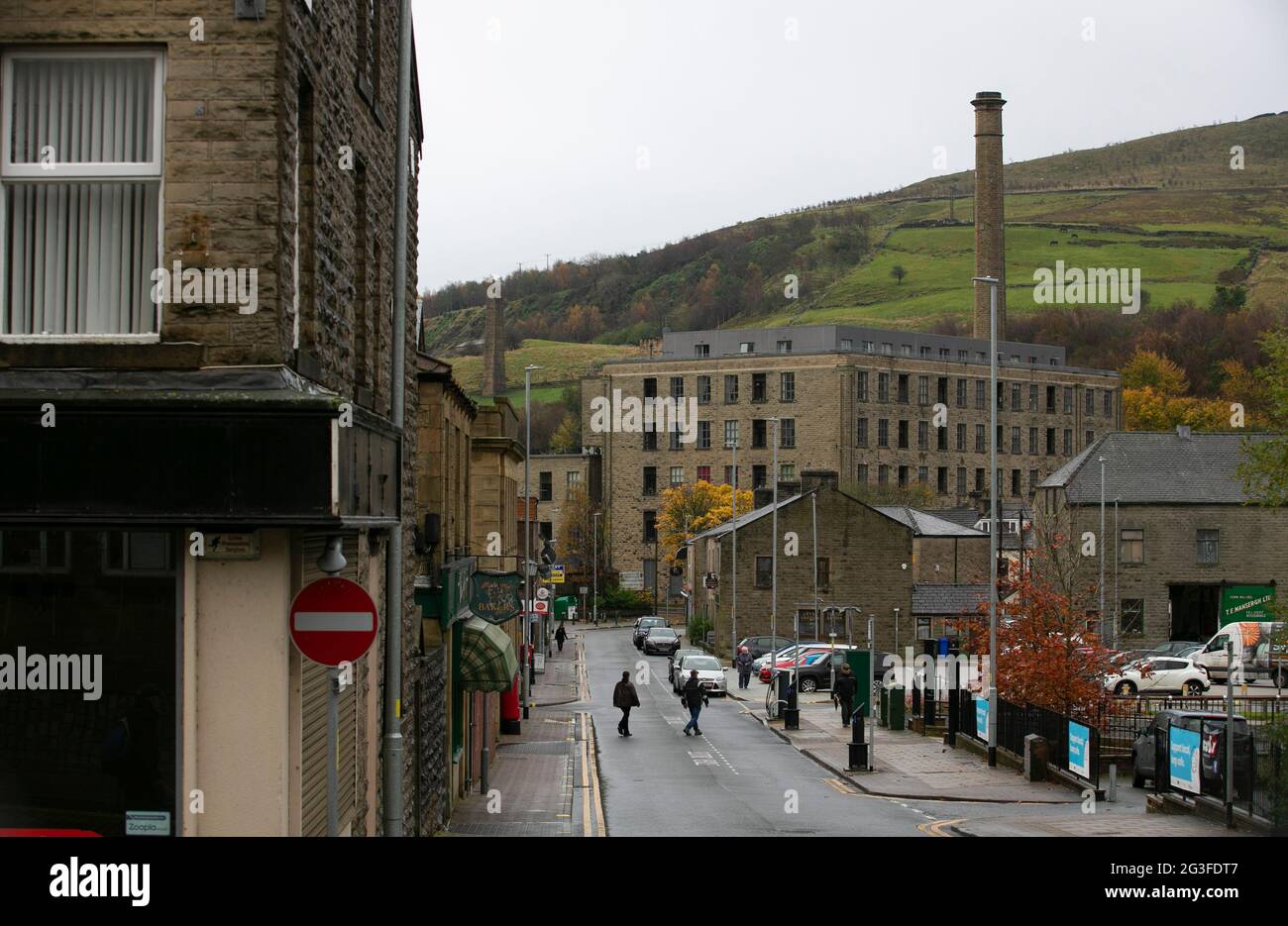 Die Stadt Rawenstall in Lancashire, die sich im Wahlkreis Rossendale und Darwen befindet. Der lokale Abgeordnete für die Region ist der konservative Politiker Stockfoto