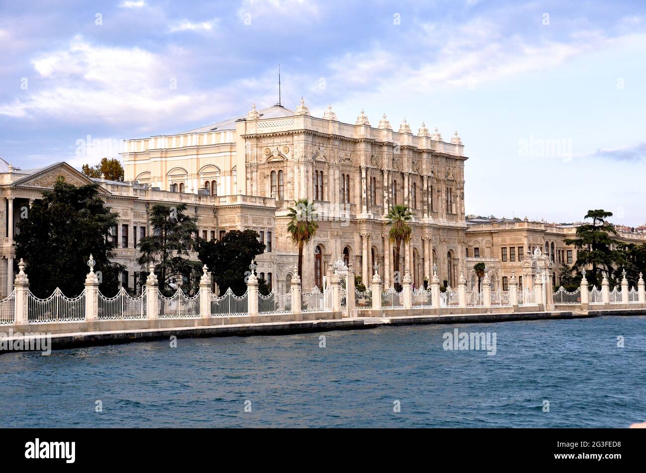 Dolmabahce Palace in Istanbul, Dolmahbahce-Palace Stockfoto