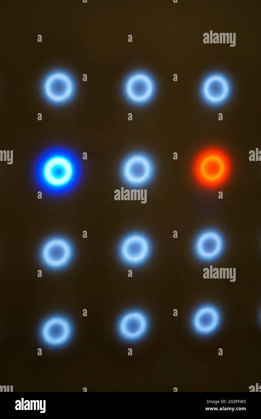 abstrakte farbige Lichter Stockfoto