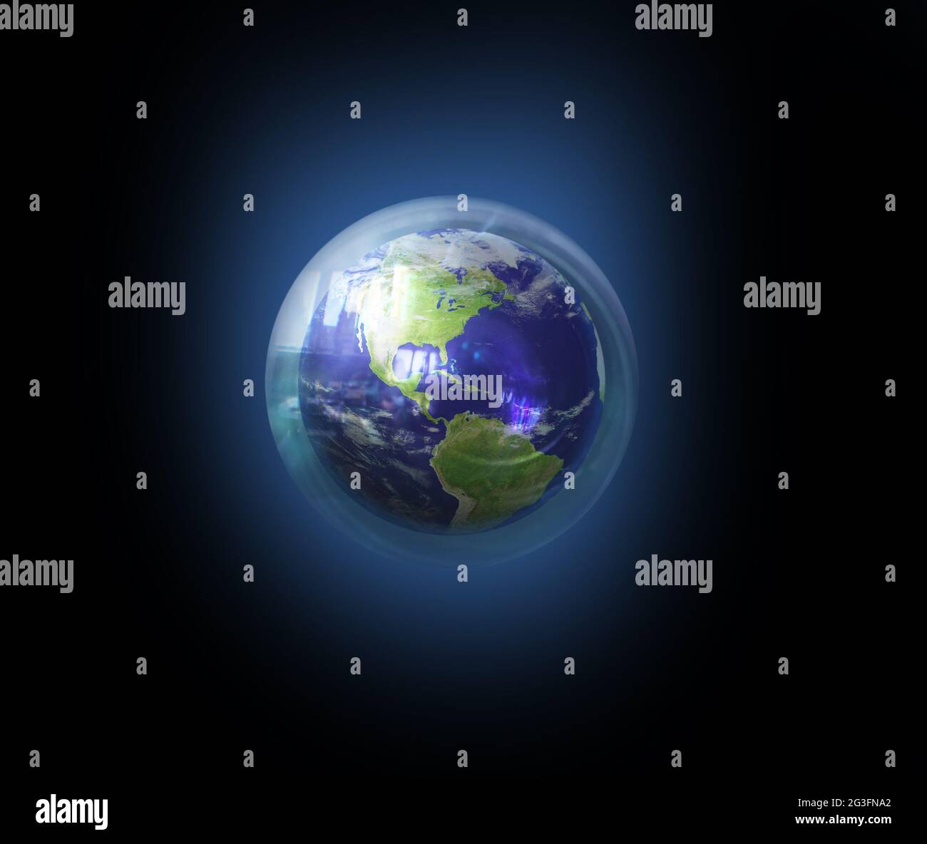 Blue Earth Stockfoto