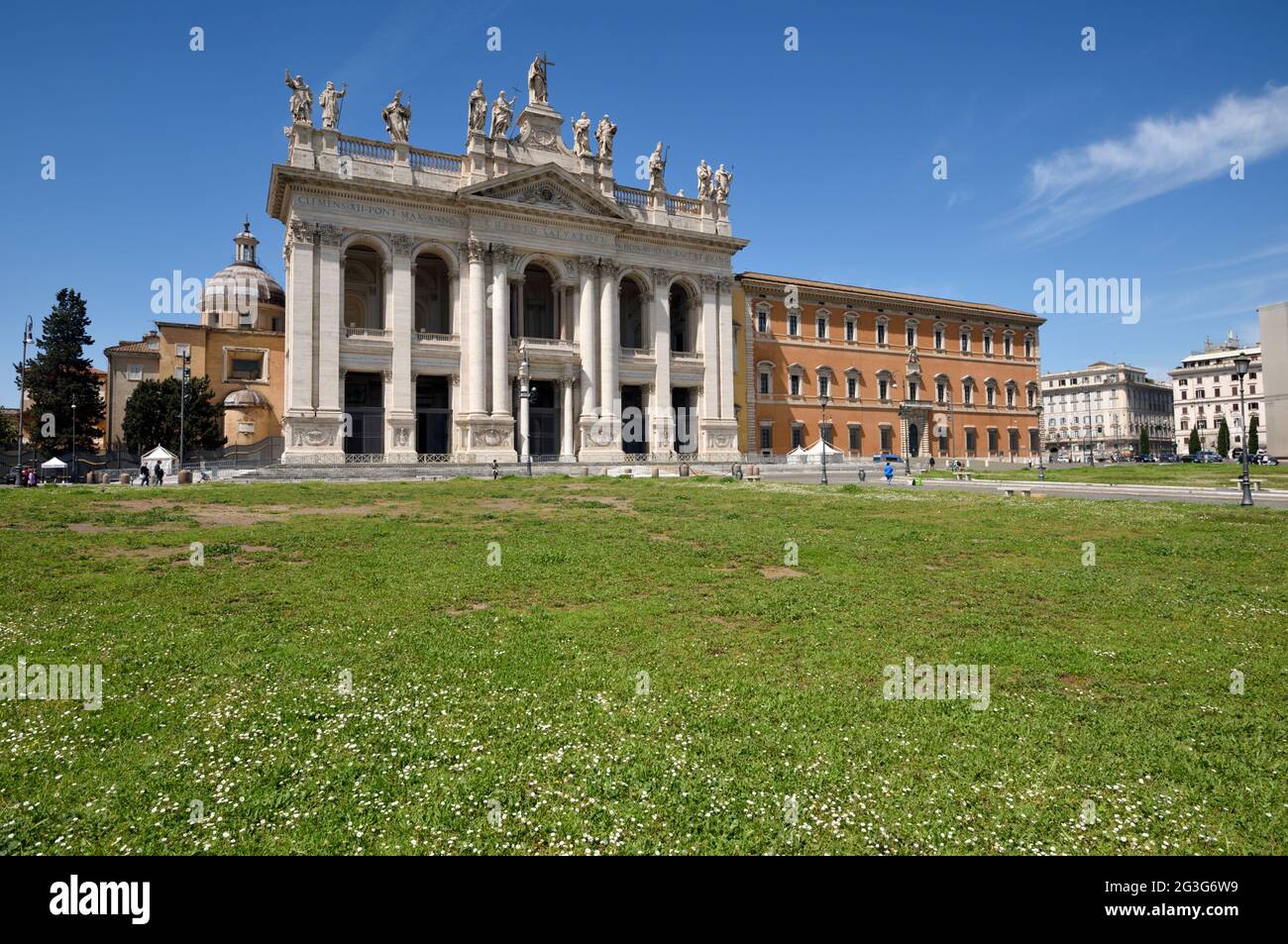 Italien, Rom, Basilika San Giovanni in Laterano Stockfoto