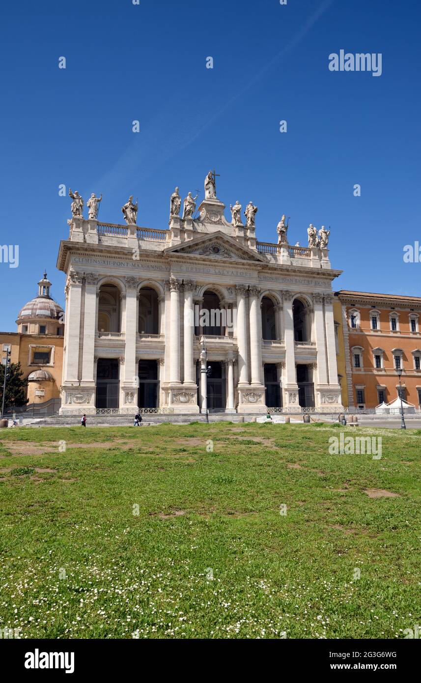 Italien, Rom, Basilika San Giovanni in Laterano Stockfoto