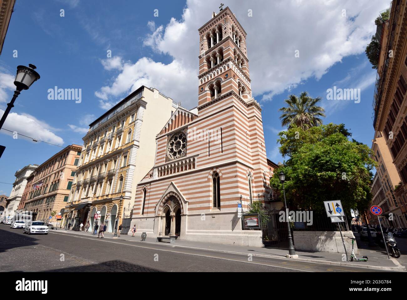 Italien, Rom, Via Nazionale, chiesa di San Paolo dentro le Mura (Kirche des heiligen Paulus innerhalb der Mauern) Stockfoto
