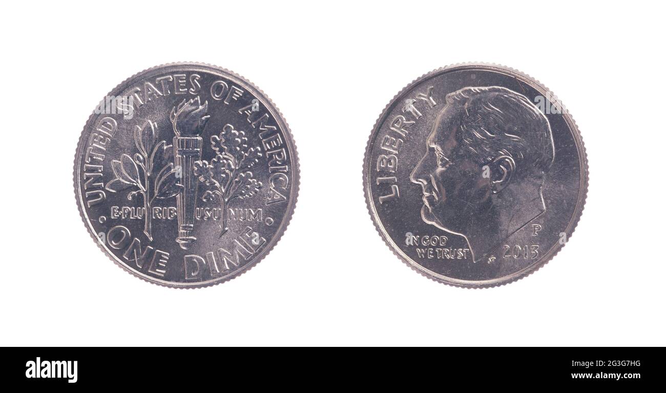 Eine amerikanische Münze Stockfoto