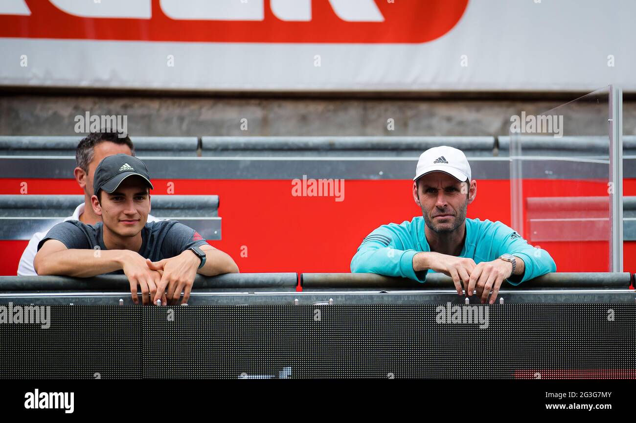 Torben Beltz beim 2021 bett1open WTA 500 Tennisturnier am 15. Juni 2021 im Rot-Weiss Tennisclub in Berlin, Deutschland - Foto Rob Prange / Spanien DPPI / DPPI / LiveMedia Stockfoto