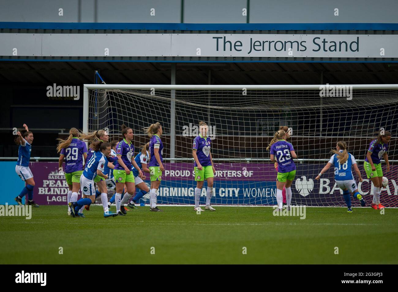 Solihull, England 28. März 2021. Barclays FA Women's Super League-Spiel zwischen Birmingham City Women und Bristol City Women. Stockfoto