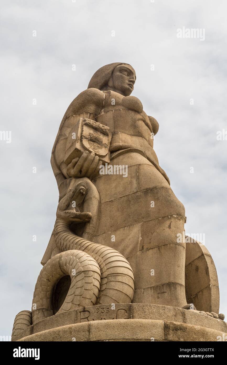 Monumento aos Mortos da i Grande Guerra Maputo Mosambik Stockfoto