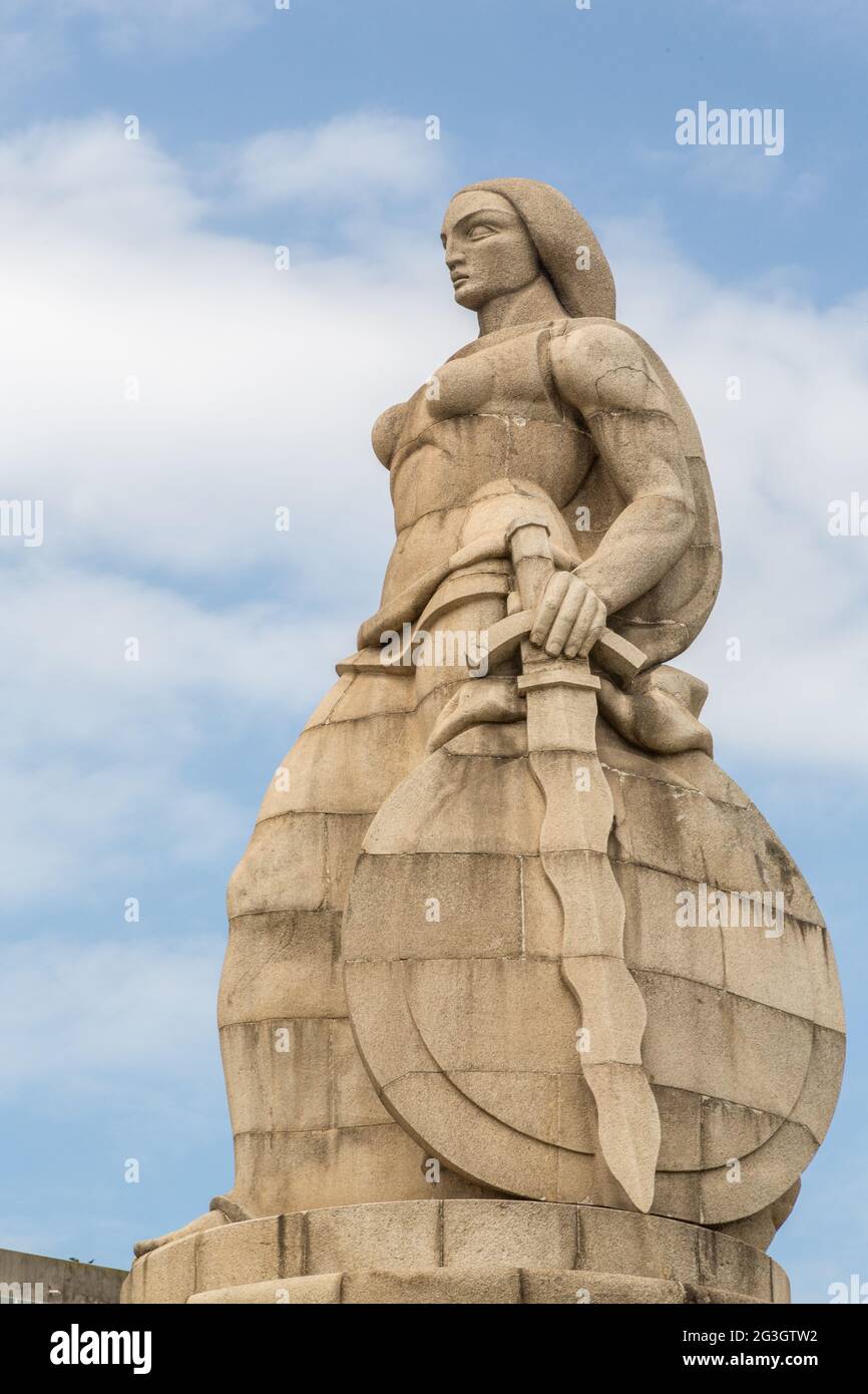 Monumento aos Mortos da i Grande Guerra Maputo Mosambik Stockfoto