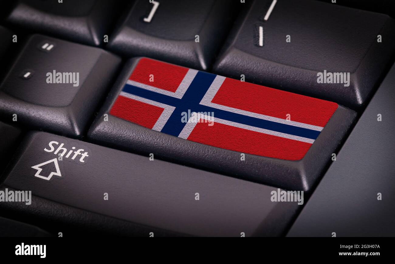 Norwegische Tastatur Stockfotos und -bilder Kaufen - Alamy