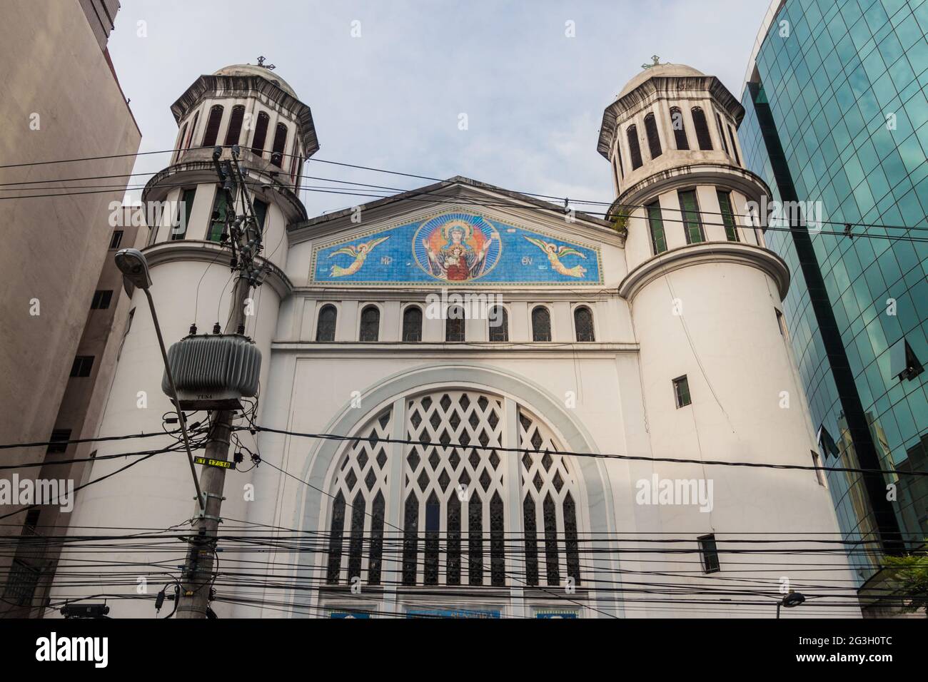 Catedral de Nossa Senhora do Paraiso in Sao Paulo, Brasilien Stockfoto