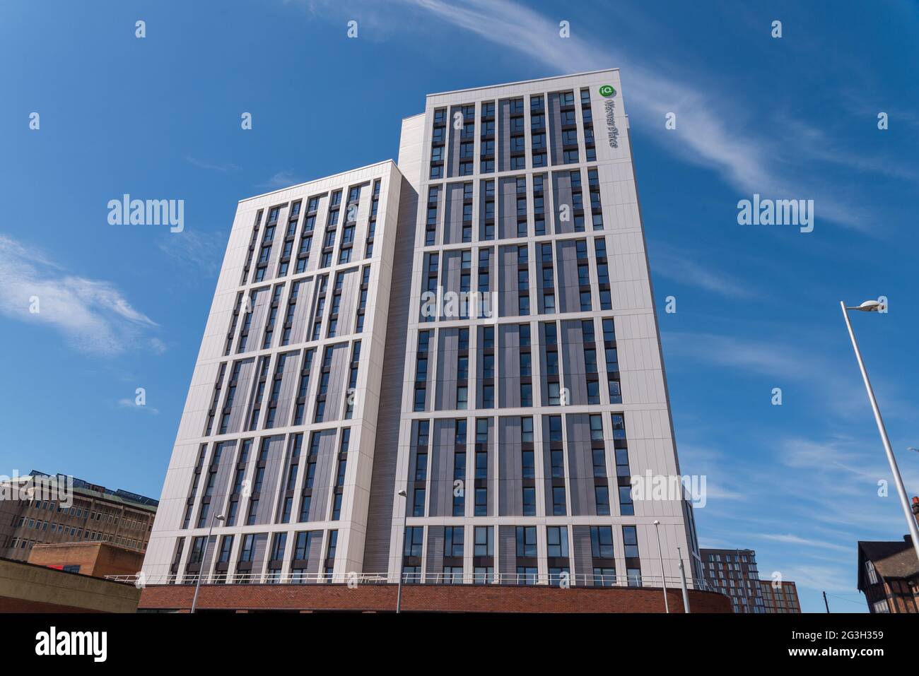 Weaver Place iQ Student Accommodation Block in Coventry, West Midlands Stockfoto