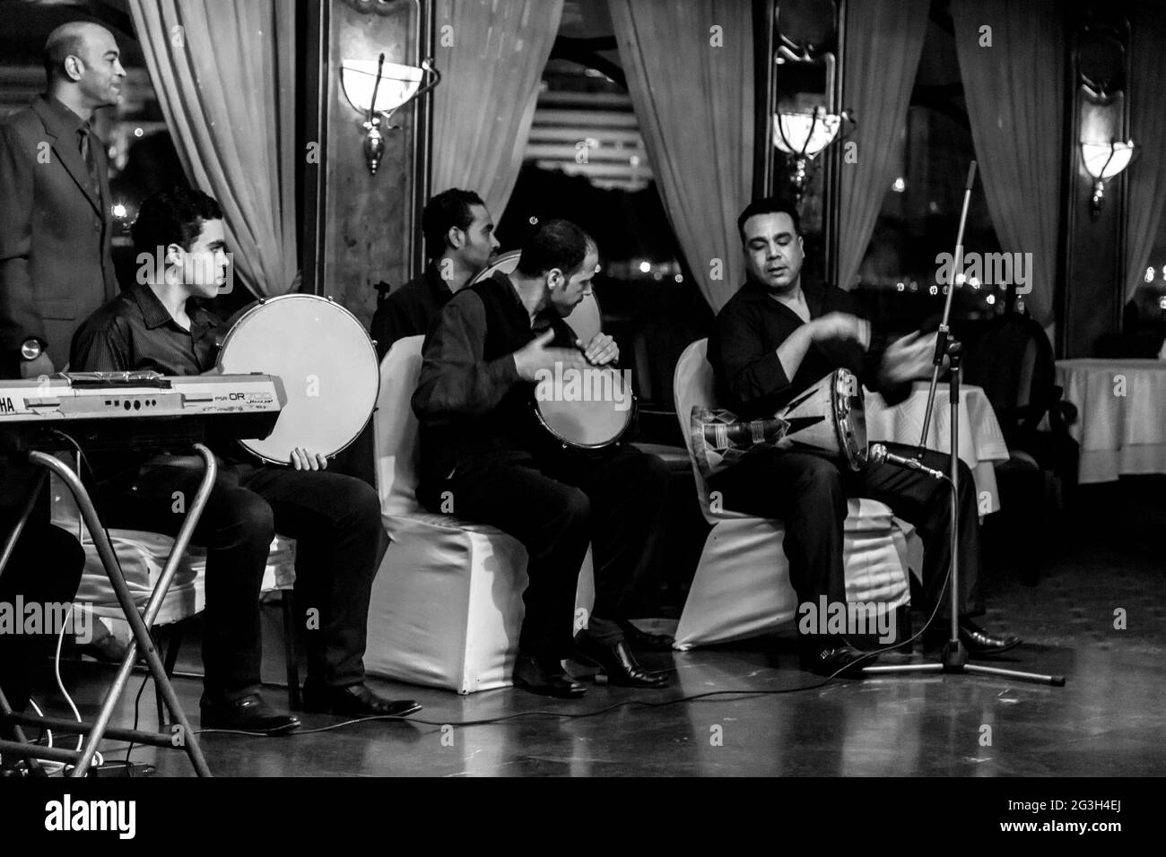 Ägyptische Band Stockfoto