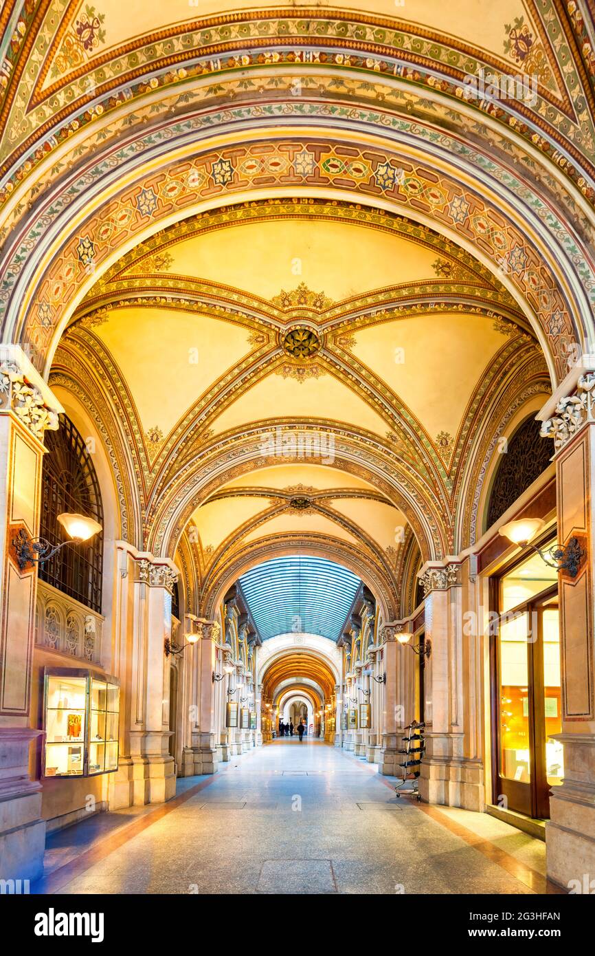 Einkaufspassage Freyung Passage in Wien, Österreich. Stockfoto