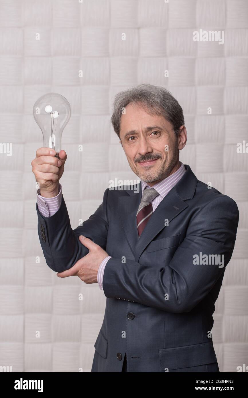 Reife Geschäftsmann Stockfoto