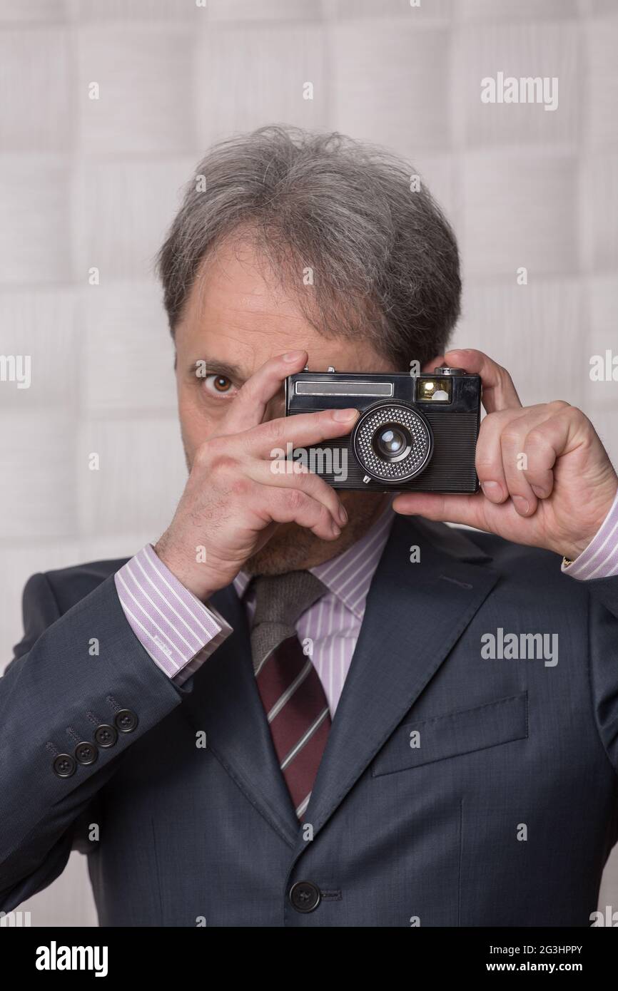 Reife Geschäftsmann Stockfoto