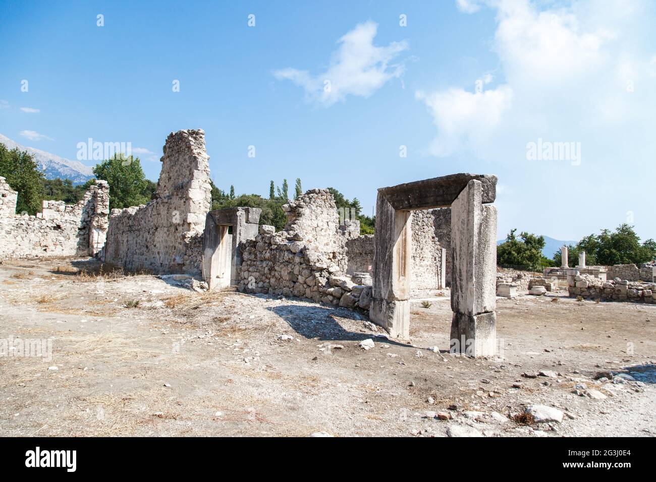 Alte Stadt Tlos Stockfoto