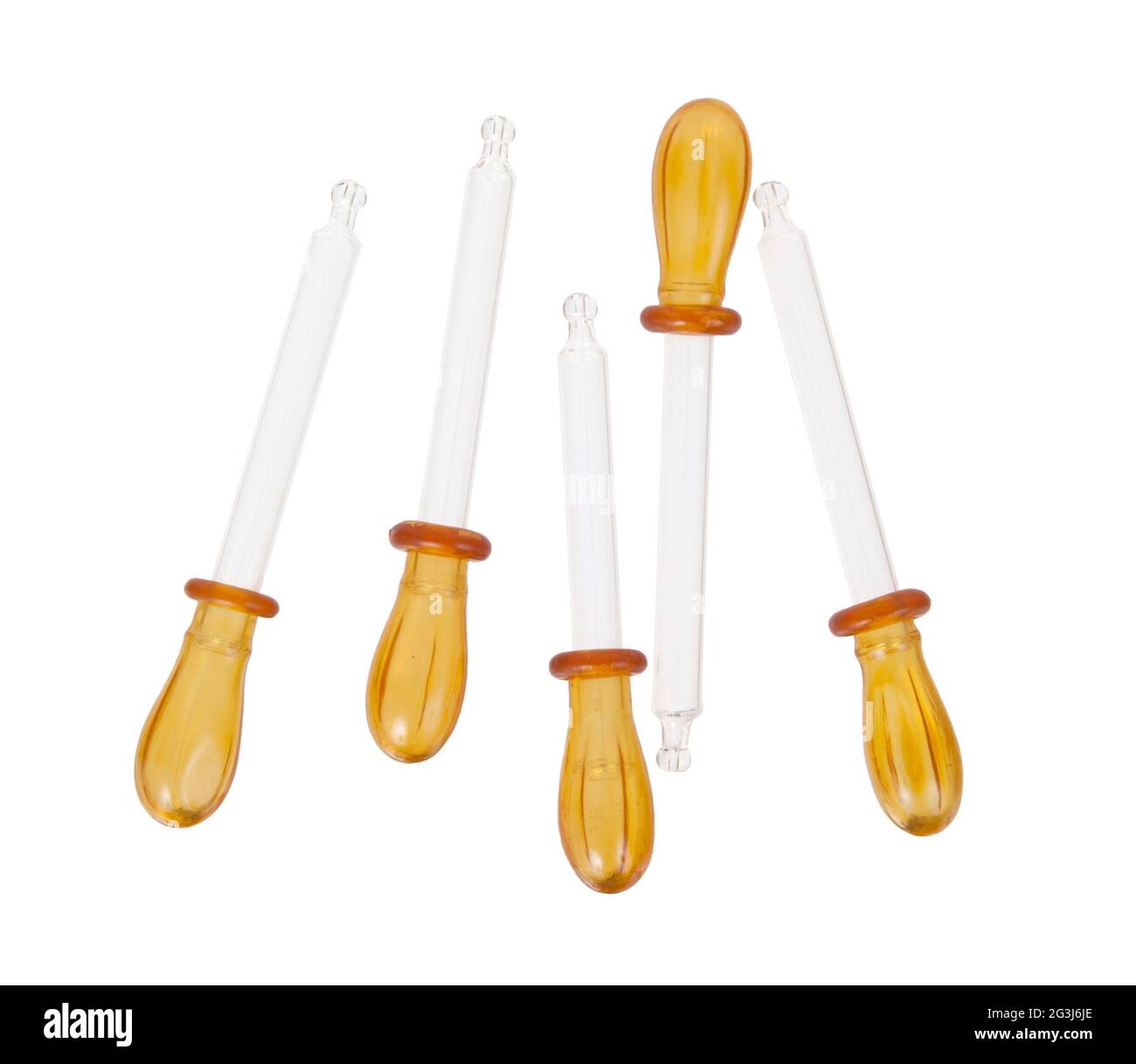 Chemiegerät - Glaspipette Stockfoto