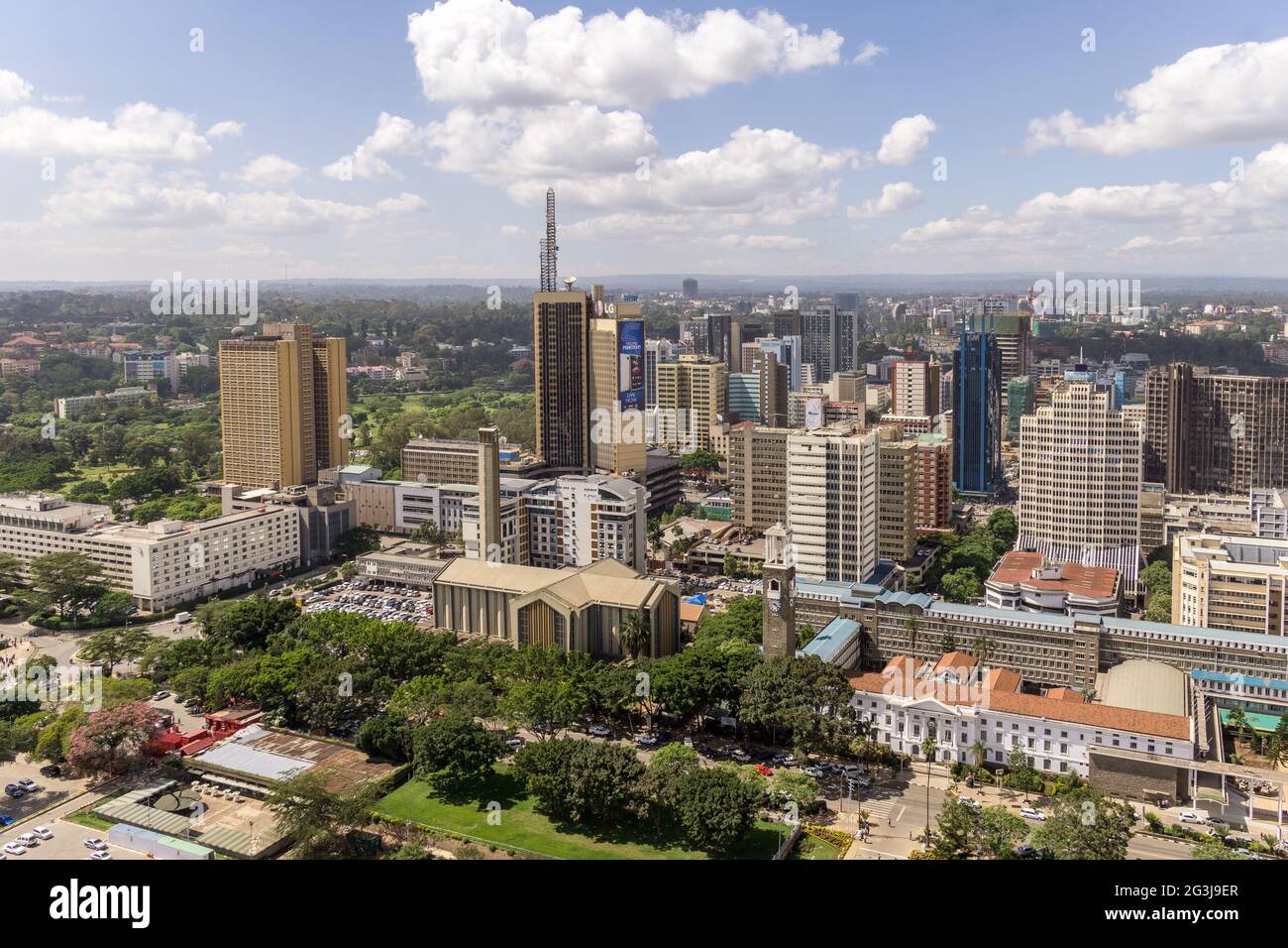 Downtowm Nairobi Stockfoto