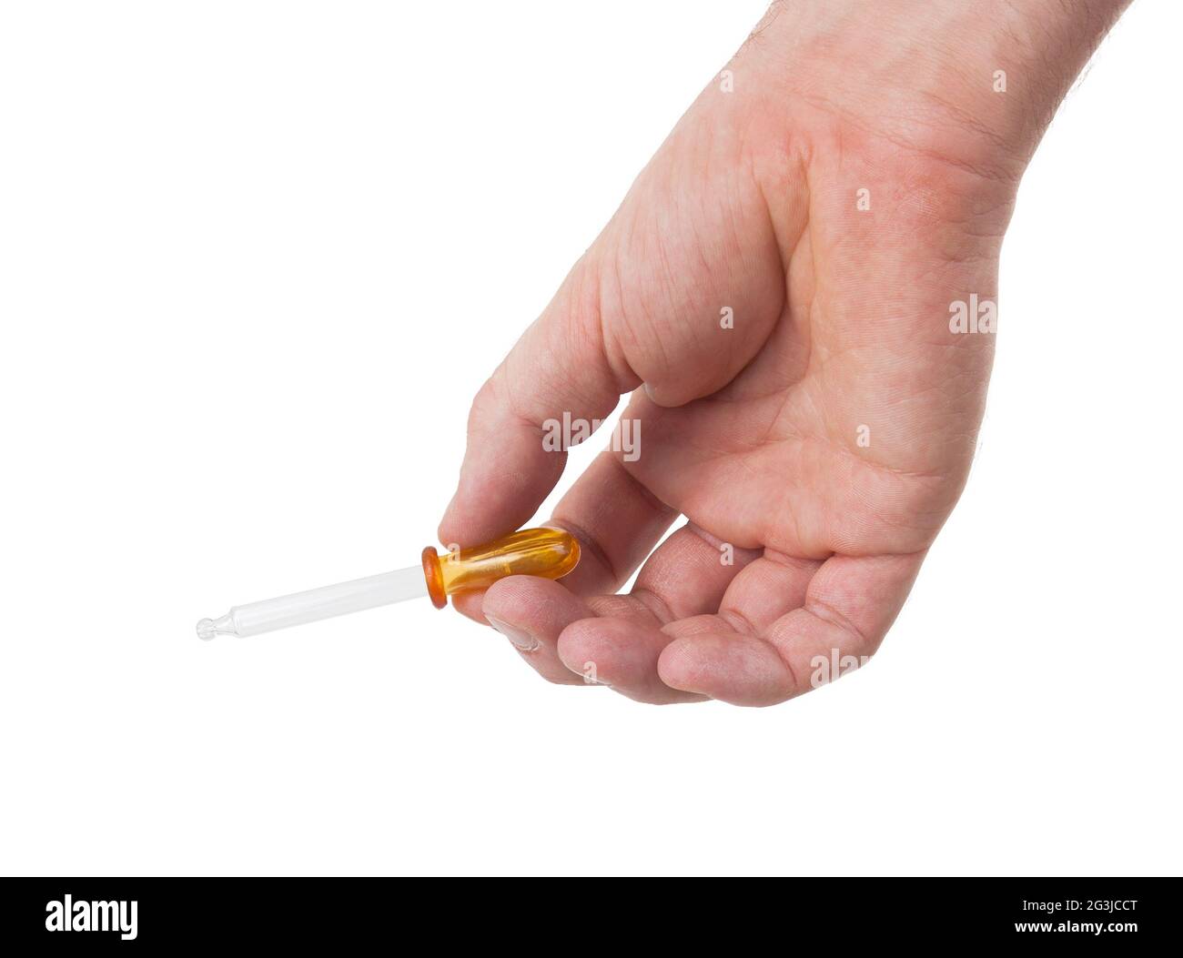 Chemiegerät - Glaspipette Stockfoto