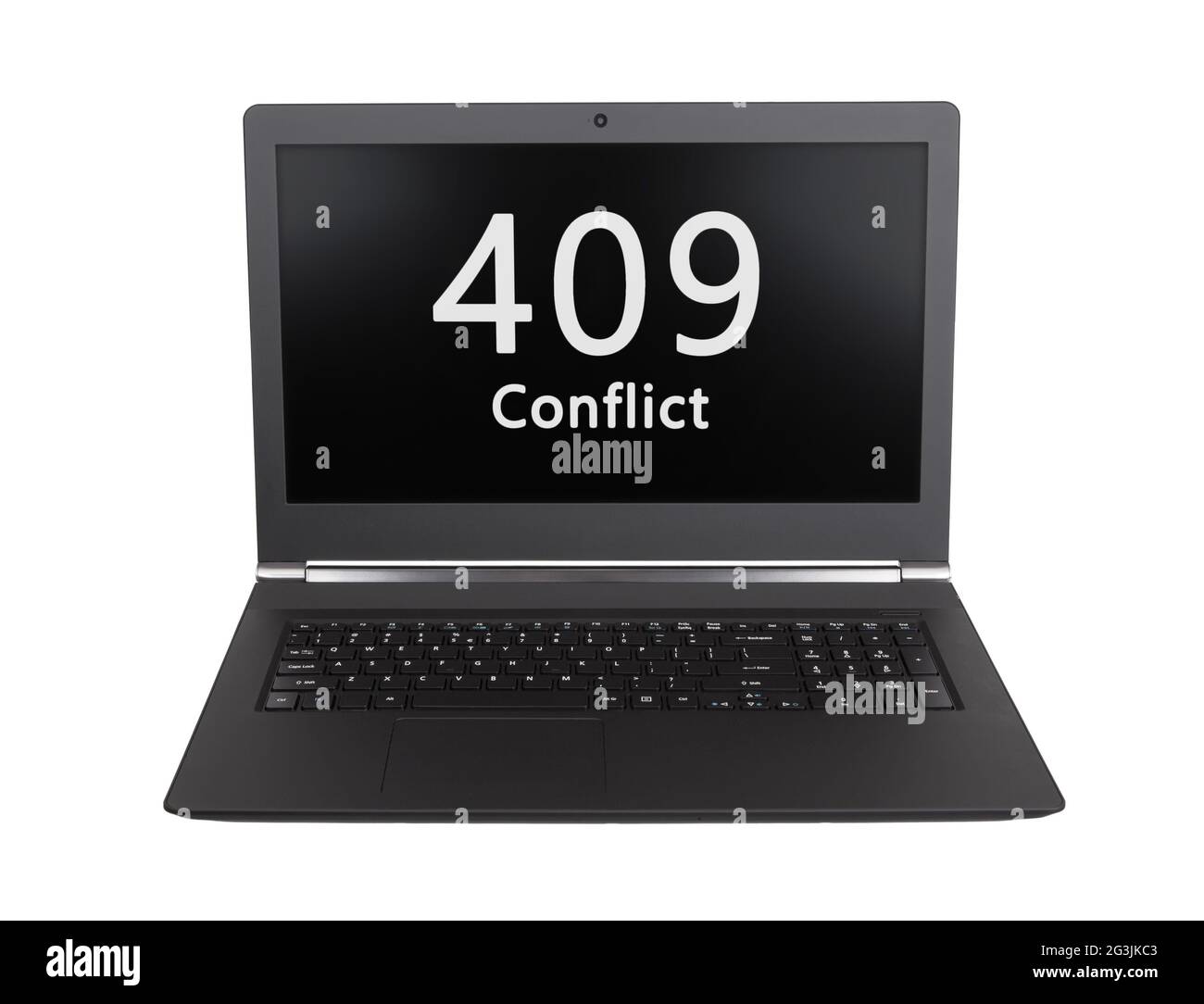 HTTP-Statuscode - 409, Konflikt Stockfoto