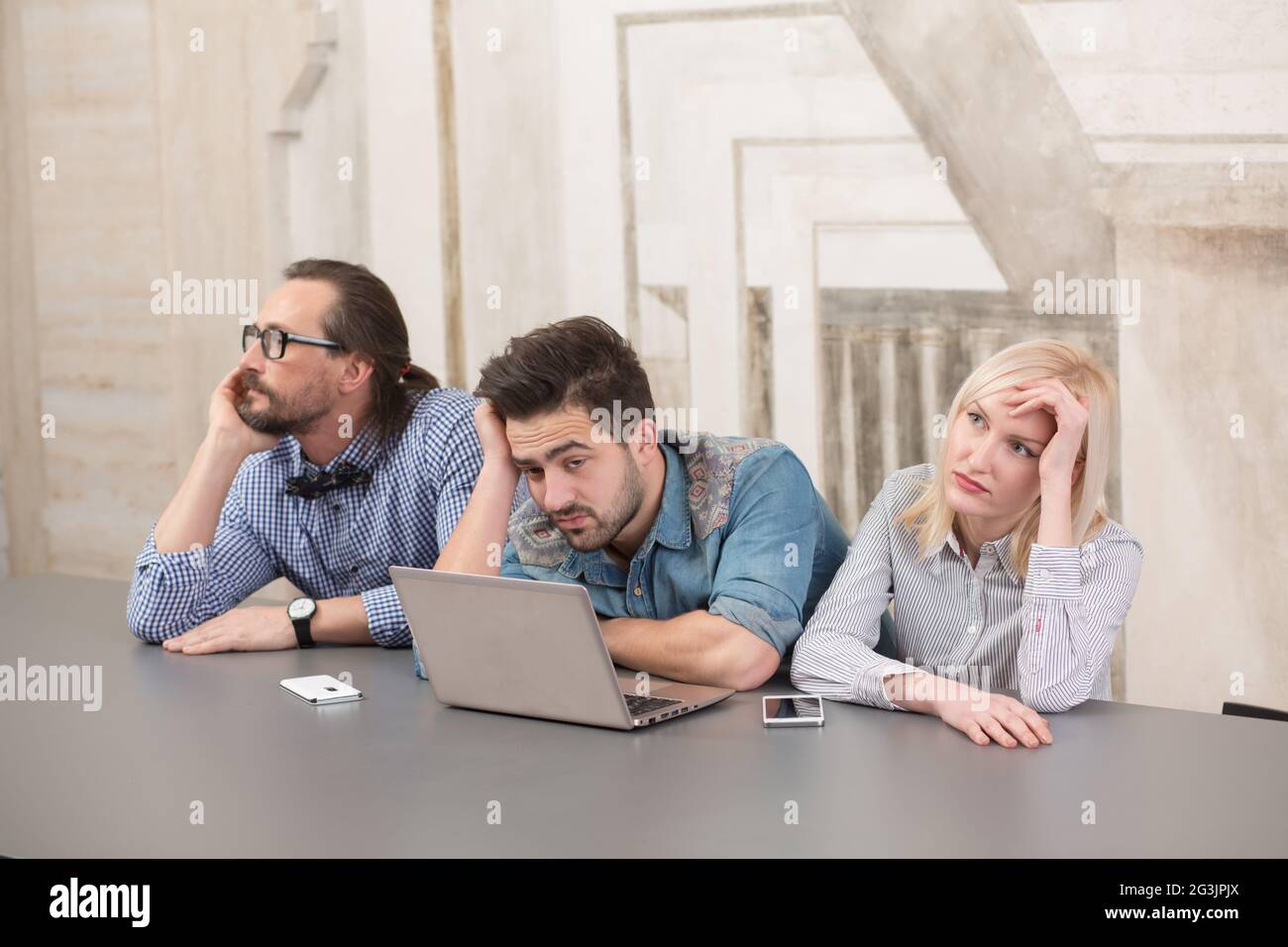 Coworking businessteam Stockfoto