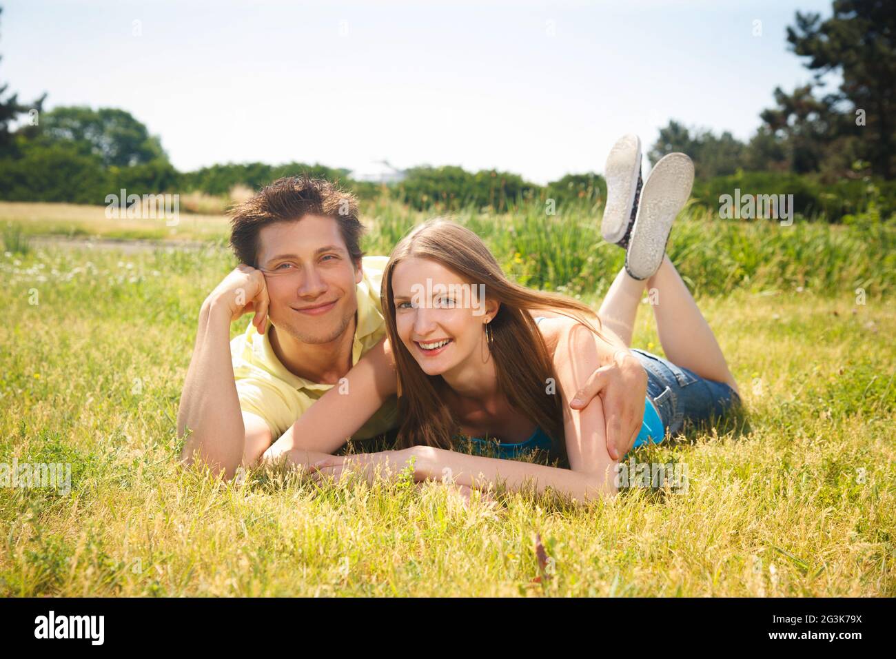 Junge Menschen äußern, Positivität Stockfoto