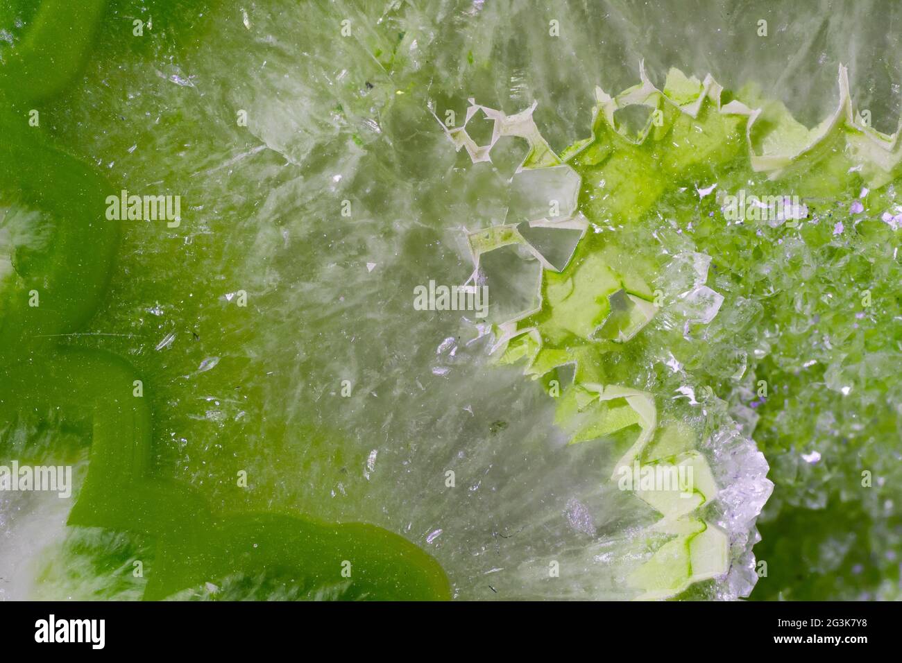 Nahaufnahme eines bunten Steins Stockfoto