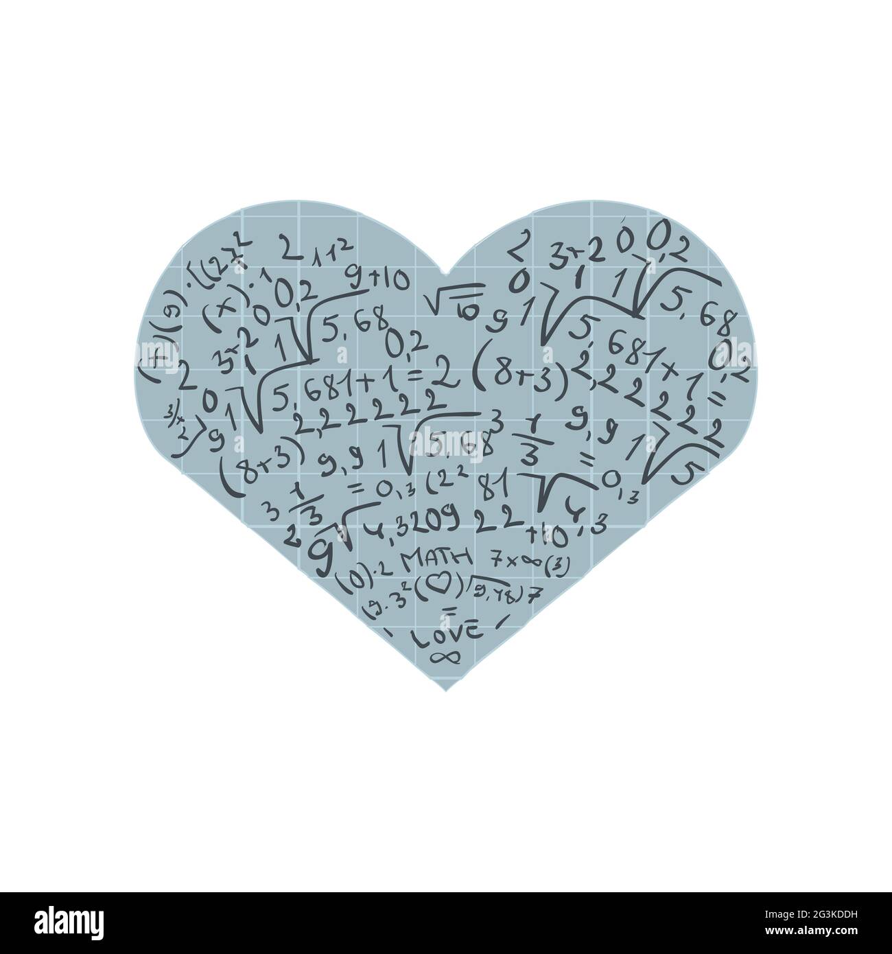 Herz liebe mathe mathematik Fotos und Bildmaterial in hoher Auflösung
